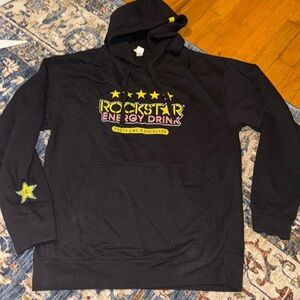 ROCKSTAR ENERGY drink unisex drawstring hoodie sweatshirt party like a rockstar